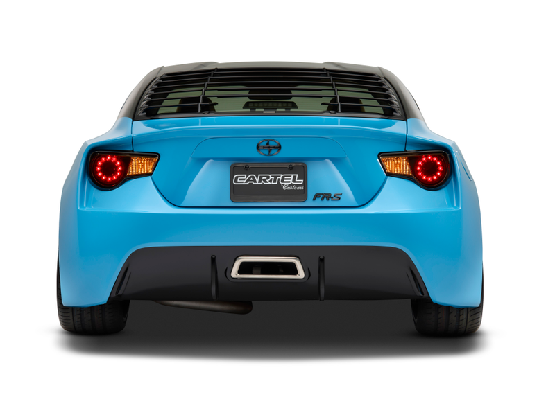 Illustration for article titled Here's A Turbocharged Scion FR-S With A Targa Top And Freaking LOUVERS